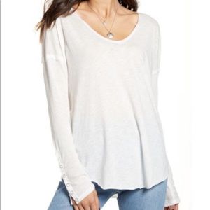 Free People Sienna Tee Top XS